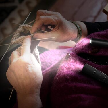 Настільна лампа LUXJET на шиї, LED, акумуляторна, 3 кольори, регулювання яскравості, для читання, рукоділля, ремонту, чорна, 3 режими (3000K-6000K)