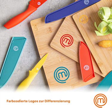 Набори дерев'яних обробних дощок MasterChef: великий (38x27,5 см), середній (34x23,5 см), маленький (23x15 см) з канавкою для соку, 3 шт.