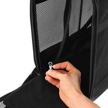 Транспортна сумка для собак та котів 55x40x23 см | Легка переноска для тварин до 15 кг | Підходить для авіаперельотів Eurowings, Lufthansa