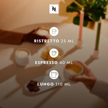 Капсули Nespresso Original: набір 100 шт. Еспресо та Лунго, різні ступені обсмаження, сумісні з оригінальними капсульними машинами
