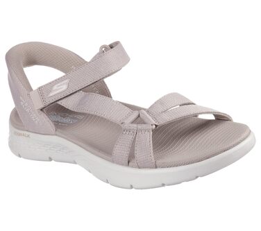 Сандалі жіночі Skechers Go Walk Flex Illuminate Hands Free Slip-ins Taupe 36 EU