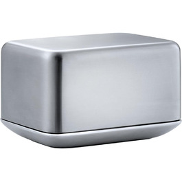 Маслянка Blomus BASIC з матової нержавіючої сталі, 125 г, срібляста