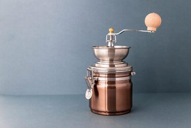 Кавомолка La Cafetière з нержавіючої сталі, мідне покриття, коричнева