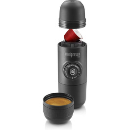 WACACO Minipresso NS, Portable Espresso Machine, Compatible with *Nespresso®* Capsules (Original capsules from NS and compatible products), Travel Coffee Machine, Manually Operated, perfect for hiking