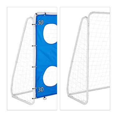 Relaxdays Large Football Goal with Goal Net