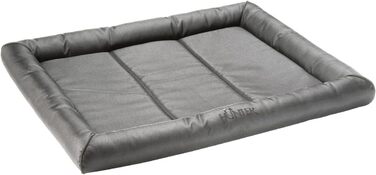 Килимок для собак Hunter Vermont, комфортний та наповнений, з піднятим бортиком, антиковзаюча основа, універсальний, легко миється, міцний, сірий, розмір M