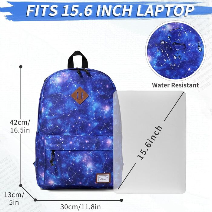 Шкільний рюкзак водонепроникний 15.6