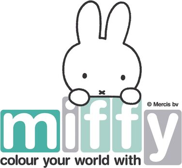 Дитяча іграшкова скриня зі зручною кришкою roba Miffy з дерева, біла лавка-скриня для зберігання іграшок у дитячу кімнату для хлопчиків і дівчаток