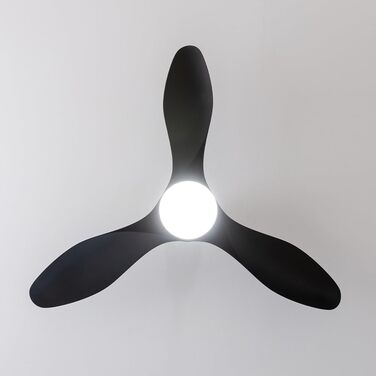 Стельовий вентилятор Cecotec Aero 5200 Line з пультом, LED підсвіткою та таймером, 132 см (52 дюйми), 60 Вт, мідний двигун, чорний