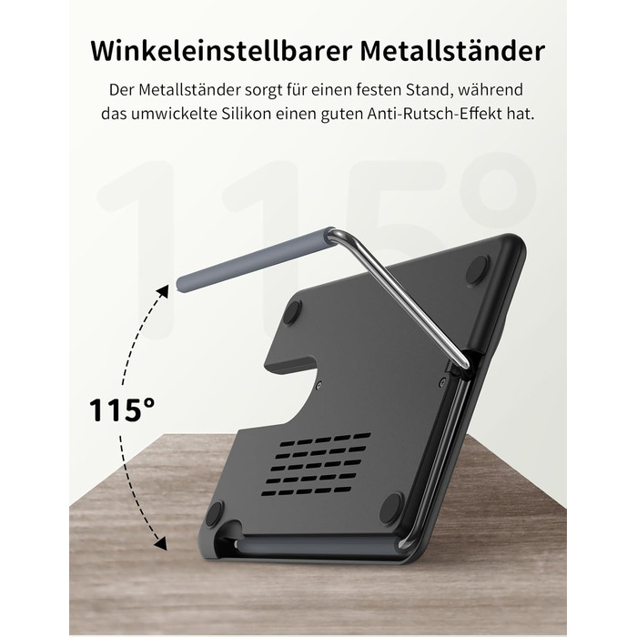 Зарядний пристрій JoyGeek 3-в-1 з MagSafe для Apple Watch, iPhone 16/15/14/13/12/Plus/Pro Max, AirPods 2/Pro 2, чорний