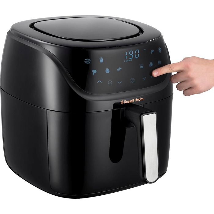 Фритюрниця Russell Hobbs SatisFry XXL 8л Rapid AirFryer: 7 функцій, 10 програм, без олії, гриль, випічка, смаження