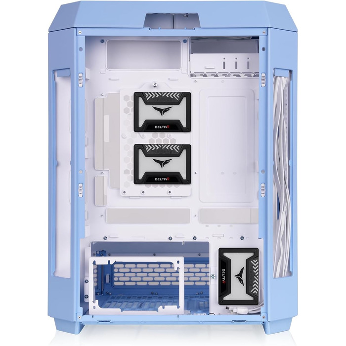 Корпус для ПК Thermaltake The Tower 600 Mid Tower, приховані роз'єми, Hydrangea Blue