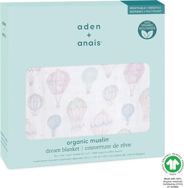 aden + anais™ Dream Blanket Bio-Baumwoll-Musselin-Decke Above The Clouds-in The Sky