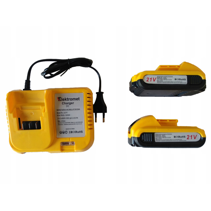 Дриль-викруткокрут Elektromet 21,6 В 1200 Вт