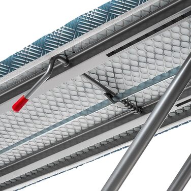 Прасувальна дошка KADAX 110x30 см з регулюванням висоти, з термостійкою підставкою для праски, міцна, Made in EU (зелений каро)