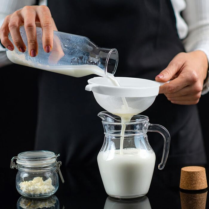 Набір сит для кухні з нержавіючої сталі (4 шт.), сито для пасти, сито для борошна, кухонне сито, набір дрібних сит