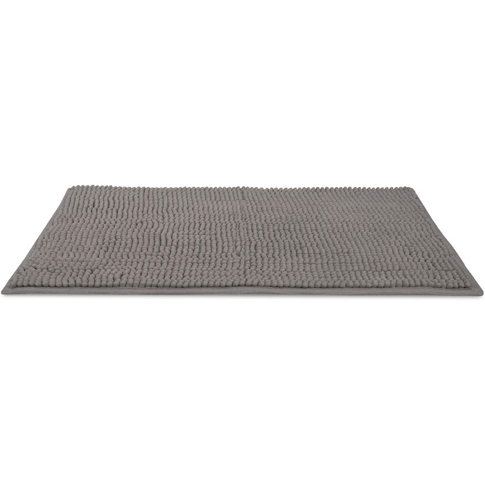 Килимок для ванної кімнати Beautissu BeauMare WR 50x80 см, антрацит, антиковзаючий, з плюшу