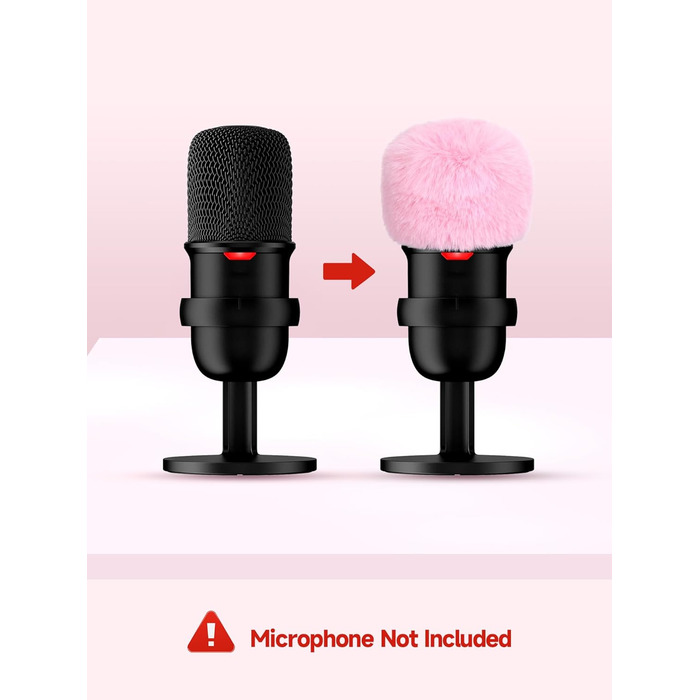 Кріплення для мікрофона Blue Yeti з поп-фільтром - Blue Yeti X, приховане кабельне підключення, кріплення-підставка Blue Yeti, для студії, подкастів, стрімінгу, YOUSHARES (вітрозахист, рожевий)