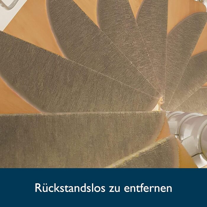 Килимок на сходи Beautissu ProStair – 15 шт. (55x15 см) – пісочний колір. Самоклеючі килимки на сходи для дому.