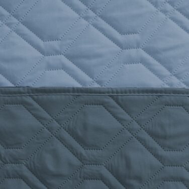 Водонепроникний килимок для собак - міцний килимок 173*203 см для активного відпочинку на вулиці. Машинне прання, двосторонній килимок для собак та котів (Темно-синій + Світло-синій, 132x203 см)