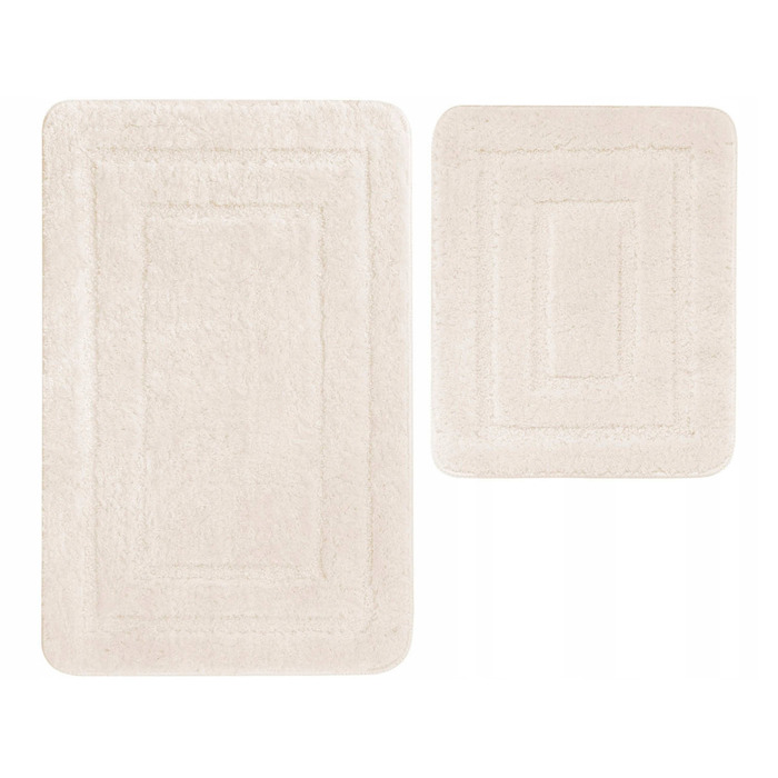 Набір килимків для ванної кімнати (2 шт.), елегантні, 50x80 см