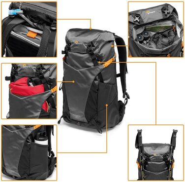 Lowepro PhotoSport BP L AW III: Рюкзак для фототехніки, сумісний з Sony α7, блакитно-чорний