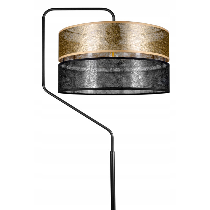 Підлогова лампа Glimex MODERN E27 60 Вт, бежевий, чорний, жовтий