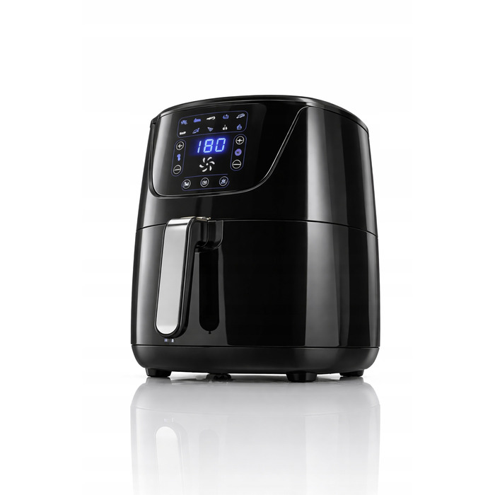 Аерофритюрниця Riwall Dunga 7L XXL 1800W — велика сімейна фритюрниця без олії