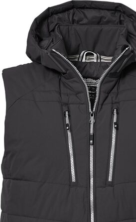Жилет Killtec Kow 10 Mn Qltd Vst Steppweste з капюшоном, темний антрацит, XL