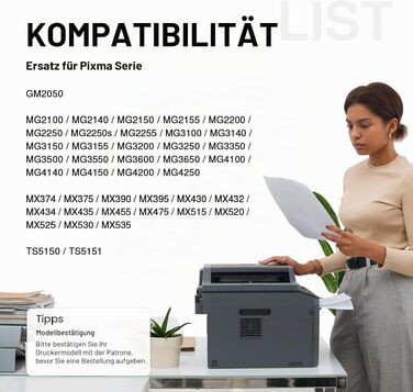 Чорний картридж Economink PG-540 (сумісний з Canon 540, 540 XL) для принтерів Pixma TS5150, MG3650, MX475 та інших серій MG/MX/TS