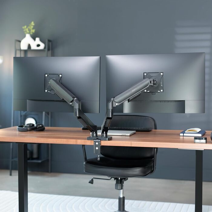 Підставка для двох моніторів VIVO STAND-V002O, до 32 дюймів, 9 кг, чорний