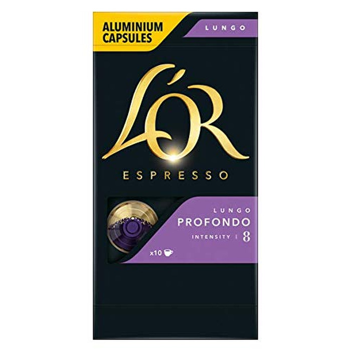 Кавові капсули L'OR для Nespresso, набір-асорті (Probierbox), 100 капсул (10 паків по 10 шт)