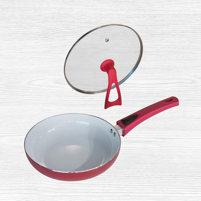 Набір сковорідок Duo 2 Magic Premium (3 шт.) – 28, 24 та 20 см, з кришкою, знімний ручка, для всіх типів плит