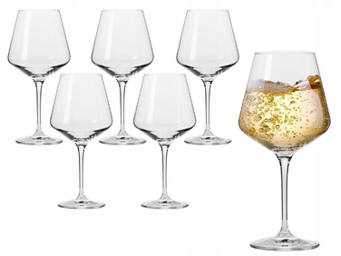 Набір келихів для білого вина Chardonnay Krosno Avant-Garde, 560 мл, 6 шт.