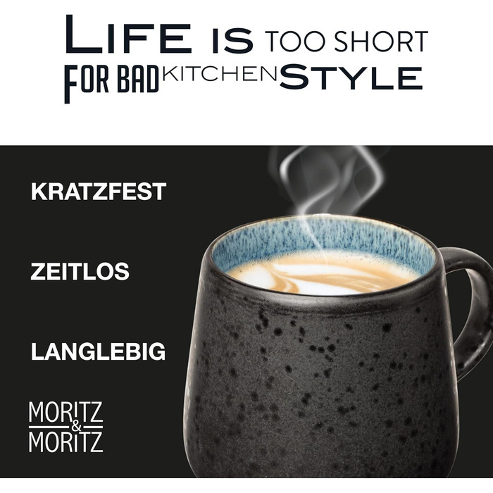 Набір керамічних піал Moritz & Moritz SOLID 300 мл, 4 шт. – для соусів, десертів, закусок, салатів, супу, морозива, тапас і антипасті