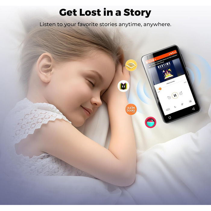 MP3 плеєр Inioasis з Bluetooth, WiFi, Spotify, Amazon Music, 4