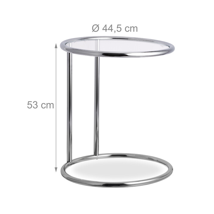 Relaxdays Side Table, Round