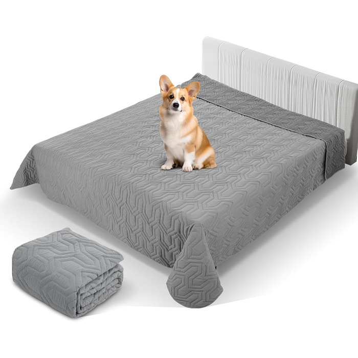 Водонепроникний плед для собак Pick for Life: захист дивану та ліжка. Плед для тварин, 97 x 190 см, придатний для прання. Підходить для собак та котів.