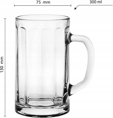 Бокали для пива Glasmark, 500 мл, 6 шт.