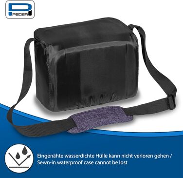 Сумка для камери Pedea: стильна модель XL для DSLR/SLR/System Camera з дощем. Lila