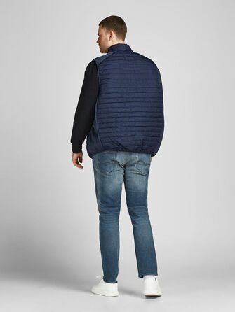 Жилет чоловічий Jack & Jones степовий 3XL темно-синій блейзер
