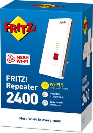 Повторювач Wi-Fi AVM FRITZ!Repeater 2400 International