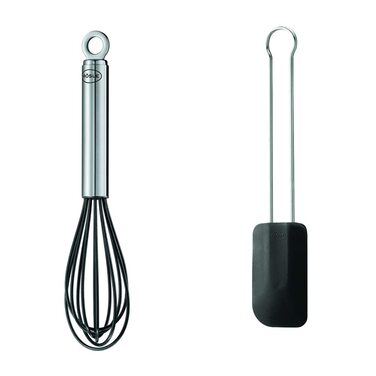 Венчик кухонний RÖSLE Silikon, 27 см, нержавіюча сталь 18/10, термостійкий до 220°C, для миття в посудомийній машині