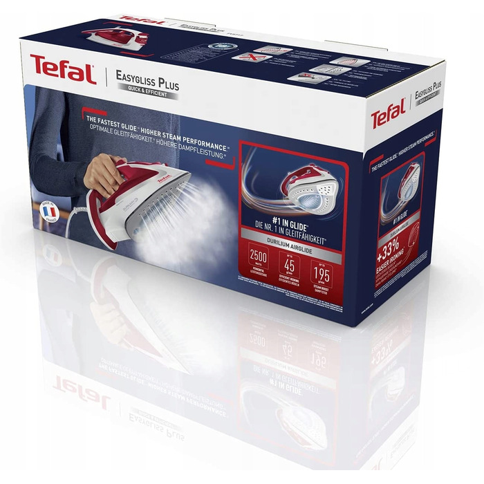 Парова праска Tefal Easygliss Plus 57, 2500 Вт