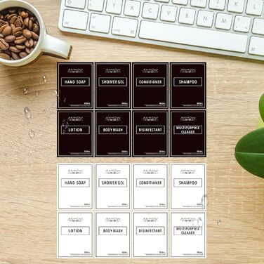 Набір дозаторів для мила на стіну 4er, сірий, 500 мл, без свердління, з наліпками