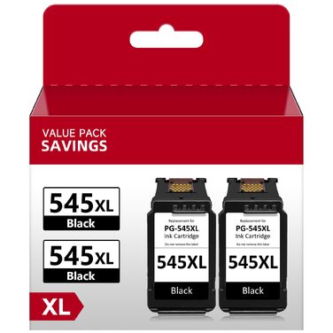 Картриджі Economink 545XL чорні (2 шт.), сумісні з Canon PG-545 для Pixma TS3350, TS3150, TS3450, TR4550, MX495, MG2555, MG3050