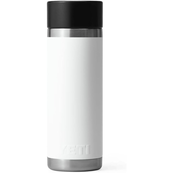 YETI Rambler Bottle with HotShot Lid, 18 oz (532 ml) (White)
