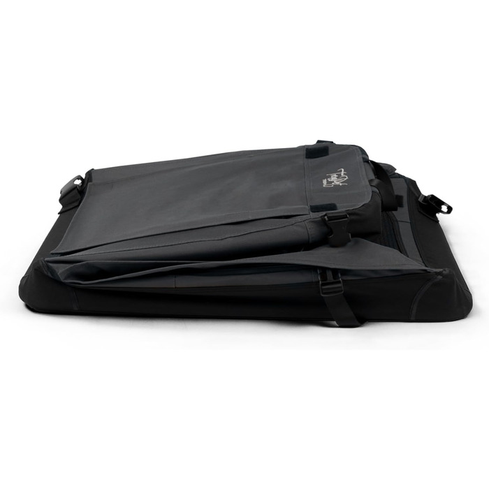 TrendPet TPX-Pro - Легка, розкладна переноска для собак з алюмінієвим каркасом (110 x 70 x 75 см, сіра)