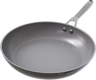 Набір посуду Ninja Extended Life з керамічним покриттям (5 предметів): сковороди 20 та 24 см + каструлі з кришками 16, 18 та 20 см, антипригарне покриття без PFOA, PFOS, свинцю та кадмію, безпечне для духовки до 285°C