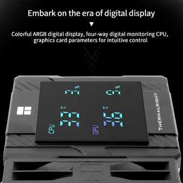 Thermalright Peerless Assassin 120 Digital - Кулер для CPU з подвійним радіатором та вентиляторами, підтримка AM4/AM5, Intel LGA1851/1700/115X/1200